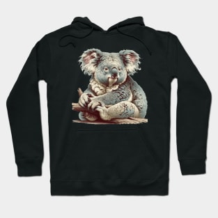 Chill Koala - Natural History Illustration Hoodie